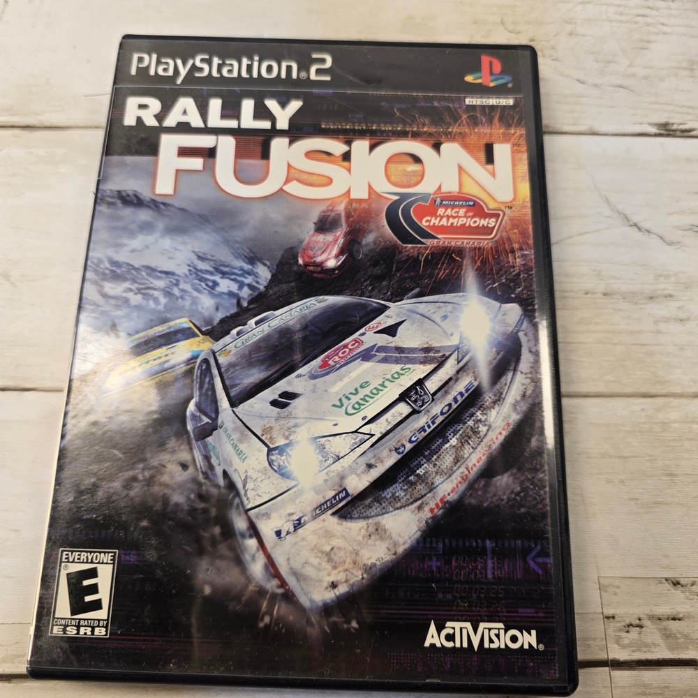 Rally Fusion Race of Champions Sony PlayStation 2 PS2 Activision 2002 Complete